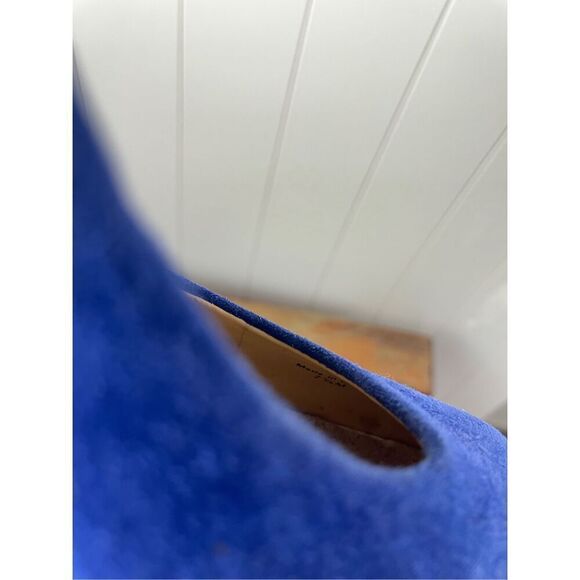 Diane Von Furstenberg Womens Blue Renee‎ Suede Pumps Size 7.5 $298.00 - Picture 7 of 10